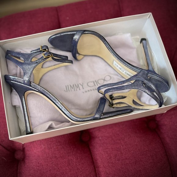 Jimmy Choo Strappy Sandals- Size 38.5 - Picture 9 of 10